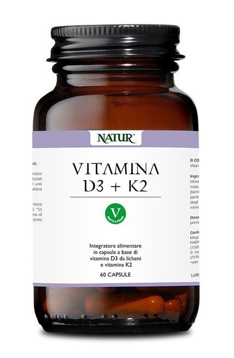 natur vitamina d3k2 60 capsule natur