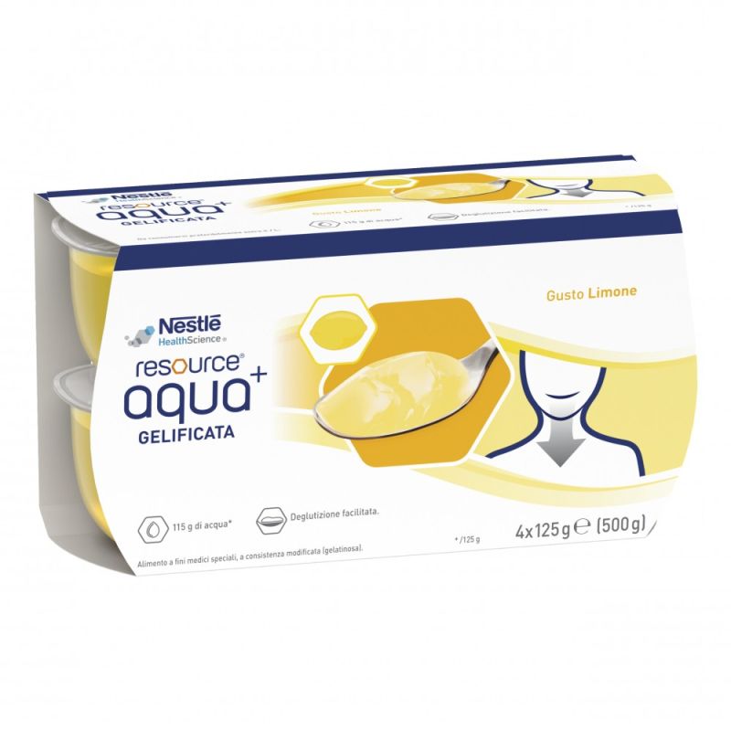 Resource Aqua Gelée d'Acqua+citron Tasse 6 4x125 G Nestlé