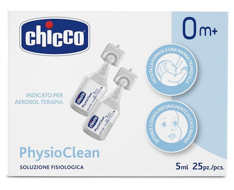 artsana chicco chicco soluzione physioclean 5 ml 25 pezzi chicco ean 8058664124664
