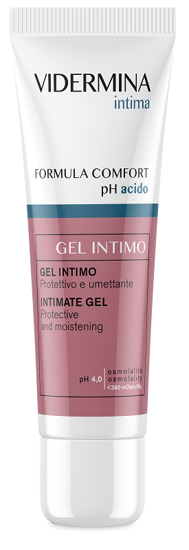 ganassini health care vidermina intima formula comfort ph acido gel intimo protettivo e umettante nuova formula 30 ml vidermina ean 8050444858417