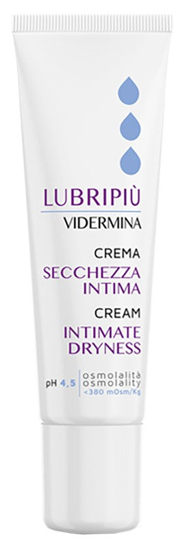 ganassini health care lubripiu vidermina crema secchezza intima 30 ml vidermina ean 8050444858578
