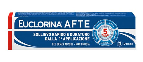 dompe farmaceutici euclorina afte gel 8 ml euclorina ean 8024825001006