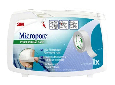 3m italia polifarma cerotto in carta micropore surgical tape m5x125mm refill micropore ean 4054596749054