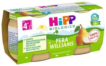 hipp hipp bio omogeneizzato pera williams 2 x 80 g hipp ean 4062300384774
