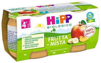 hipp hipp bio omogeneizzato frutta mista 2x80 g hipp ean 4062300384828