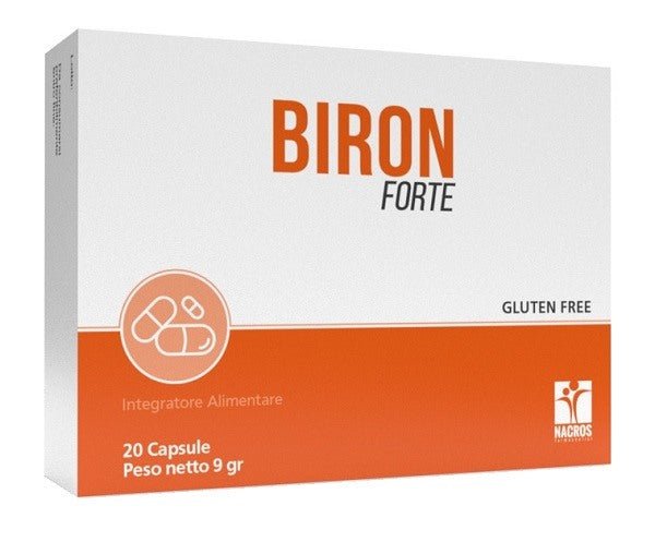 nacros biron forte 20 capsule nacros ean 8058697510229