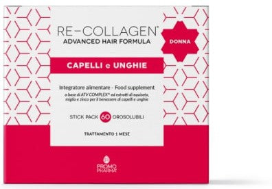 promopharma re collagen donna capelli unghie 60 stick promopharma