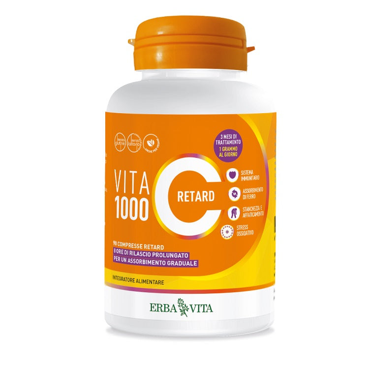 erba vita vita c 1000 retard 90 compresse erba vita ean 8056992941311