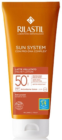 ganassini cosmetic rilastil sun system photo protection terapy spf 50 latte vellutante 200 ml rilastil ean 8050444859629