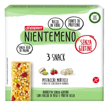 enervit nientemeno en barretta pistacchi mirtilli 3 barrette x 21 g enervit ean 8007640925351