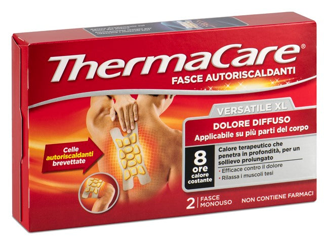 angelini ch fascia autoriscaldante versatile thermacare xl 2 pezzi thermacare ean 8000036024638