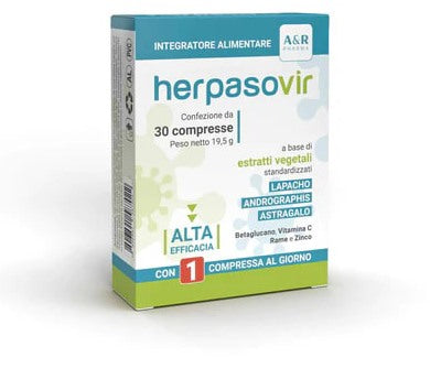 ar pharma herpasovir 30 compresse ar pharma ean 0806891587022