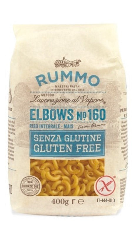 rarifarm rummo elbows n160 riso integrale e mais 400 g ean 8008343881609