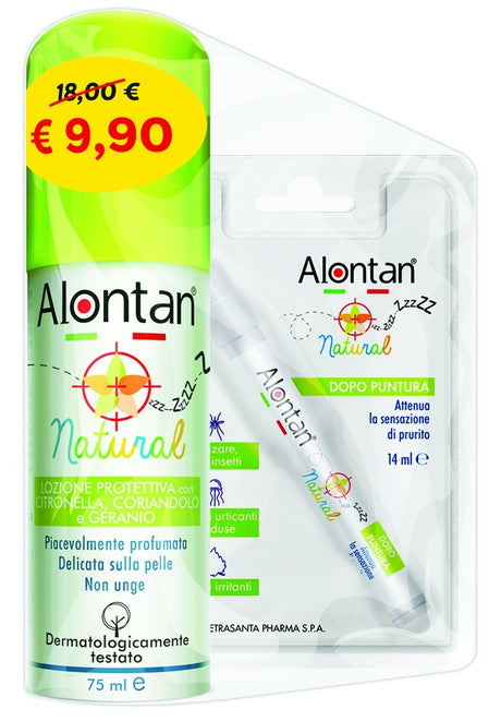pietrasanta pharma spa bi pack natural spray 75 ml afterbite dopo puntura 14 ml after bite ean 8032956145711
