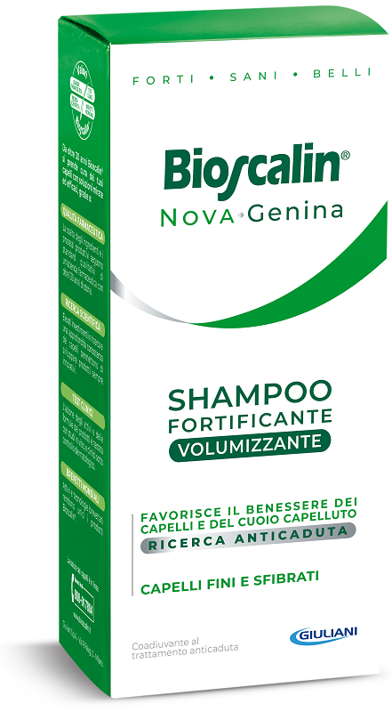 giuliani bioscalin nova genina shampoo volumizzante maxi size flacone 400 ml bioscalin