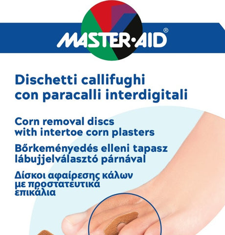 pietrasanta dischetto callifugo 6 pezzi paracallo 6 pezzi interdigitali master aid footcare b5 pietrasanta pharma ean 8032956145766
