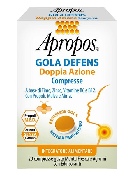 desa pharma apropos gola defens doppia azione 20 compresse apropos ean 8026486018683