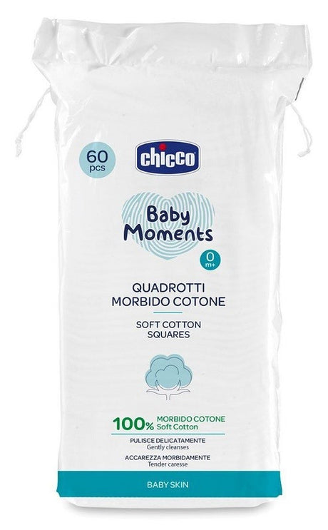 artsana chicco chicco baby moments quadrotti 60 pezzi chicco ean 8058664138722