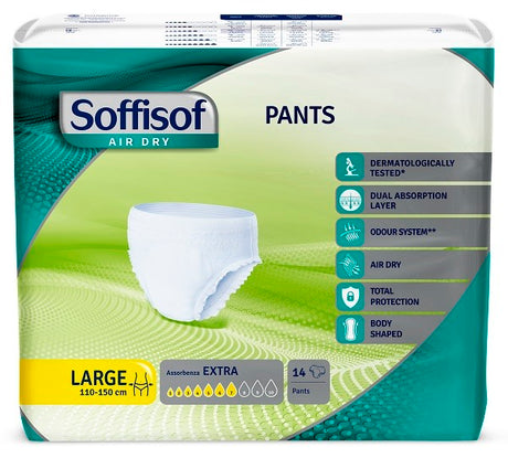 silc pannolone soffisof air dry pants extra l 14 pezzi soffisof ean 8007300028613