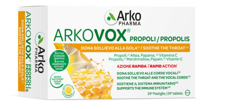 arkofarm arkovox propoli mielelimone 24 compresse arkofarm ean 3578830114664
