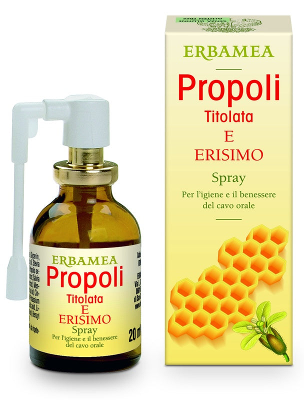 erbamea propoli erisimo titolata spray 20 ml erbamea ean 8032841635679
