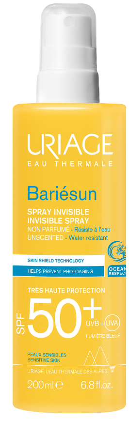 uriage eau thermale bariesun spray invisibile senza profumo spf 50 200 ml uriage ean 3661434008405