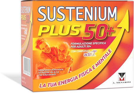 menarini otc sustenium plus 50 16 bustine sustenium ean 8059591080764