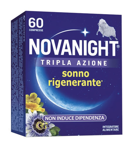 opella healthcare novanight tripla azione sonno rigenerante 60 compresse novanight