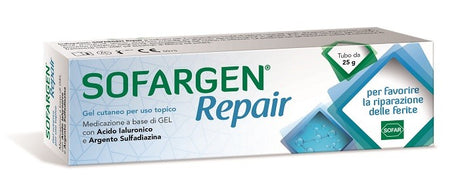 alfasigma px medicazione sofargen gel acido ialuronico e argento sulfadiazina tubetto 25 g sofargen ean 8050762831406
