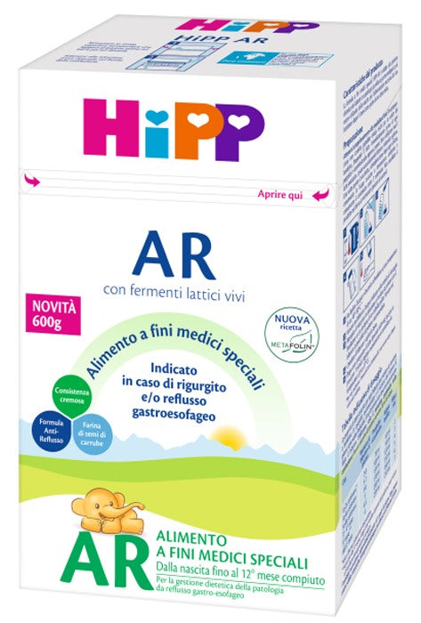 hipp hipp latte antireflusso con metafolina 600 g hipp ean 4062300383500