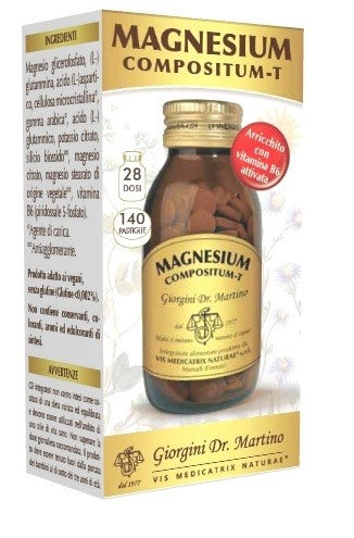 giorgini ser vis magnesium compositum t 140 pastiglie giorgini ean 8058045121541