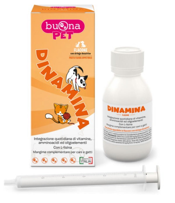 steve jones vet dinamina cani gatti flacone con siringa dosatrice in pasta 60 g buonapet steve jones ean 8032749651276