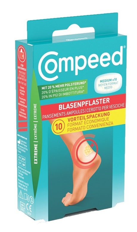 perrigo hra cerotti compeed per vesciche medio extreme 10 pezzi ean 3663555004922