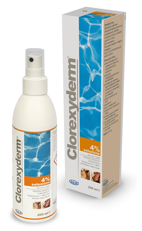 icf clorexyderm soluzione 4 200 ml ean 8009722000765