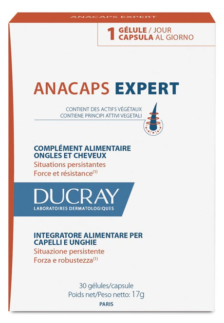 pierre fabre ducray anacaps expert capelli e unghie 30 capsule ducray ean 3282770389029