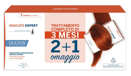pierre fabre promo ducray anacaps expert capelli e unghie 3 x 30 capsule ducray