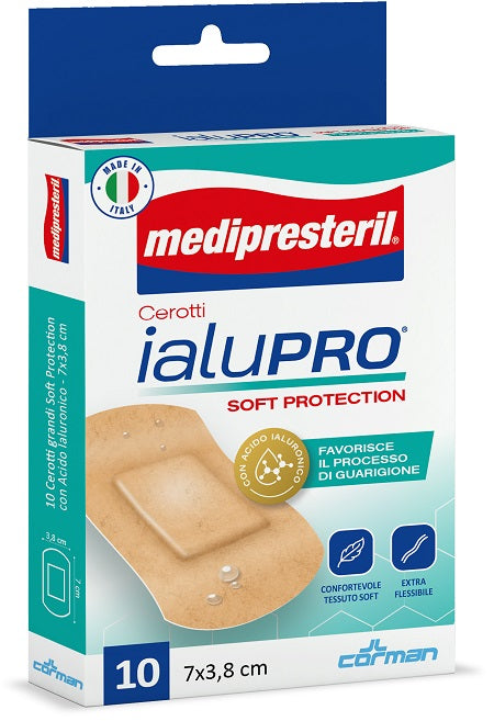 corman medipresteril cerotti ialupro soft protection super 7x38cm 10 pezzi medi presteril ean 8016867016018