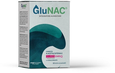 prm factory glunac 10 stick orosolubili ean 8058945230022