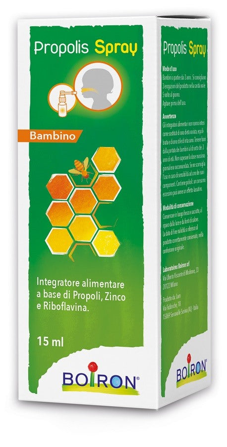 boiron specialita propolis spray bambino 15 ml boiron ean 8052432890812