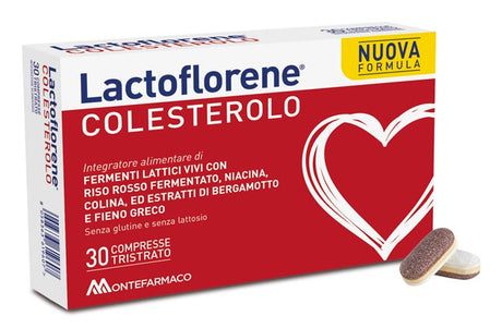 montefarmaco lactoflorene colesterolo tristrato 30 compresse lactoflorene ean 8058363619607