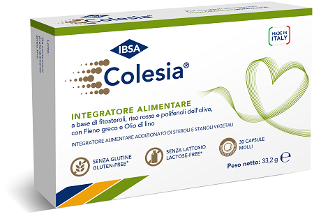 ibsa farmaceutici colesia soft gel 30 capsule molli colesia ean 8033638957370