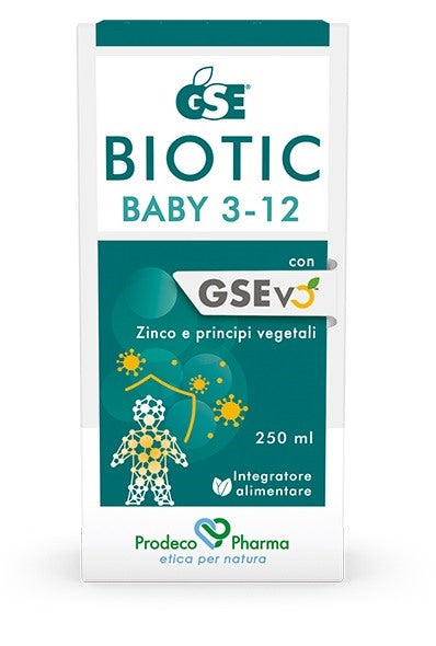 prodeco pharma gse biotic baby 3 12 250 ml gse ean 8057968091238