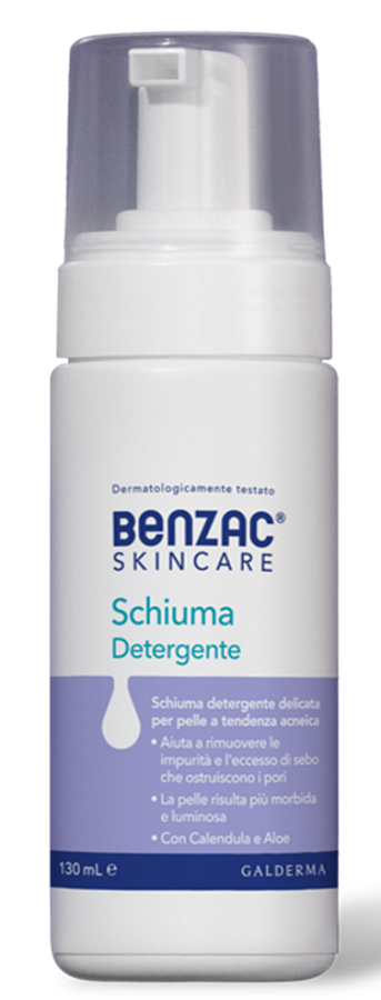 galderma benzac skincare schiuma detergente 130 ml benzac ean 7897930777996