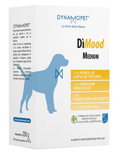 dynamopet dimood medium 20 bustine da 10 g dynamopet