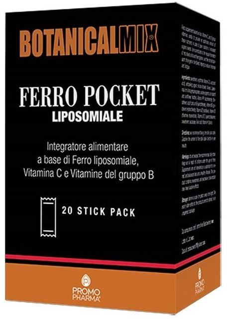 promopharma ferro pocket botanical mix 20 stick da 2 g promopharma ean 8057977340334
