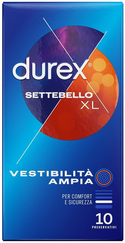 reckitt benckiser profilattico durex settebello extralarge 10 pezzi durex ean 8056860827891