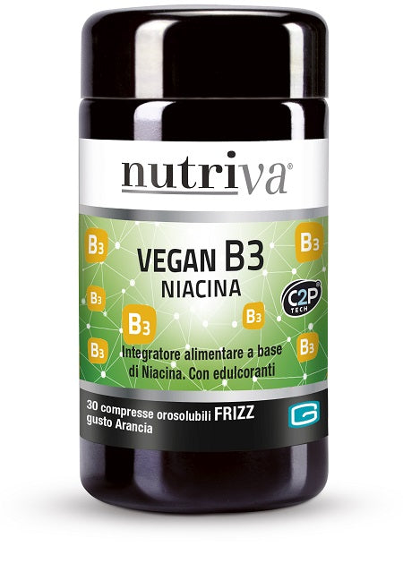 giuriati group srl nutriva vegan b3 fizz 30 compresse arancia nutriva ean 8052570081844