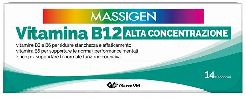 marco viti massigen vitamina b12 alta concentrazione 14 flaconcini massigen ean 8050519572699
