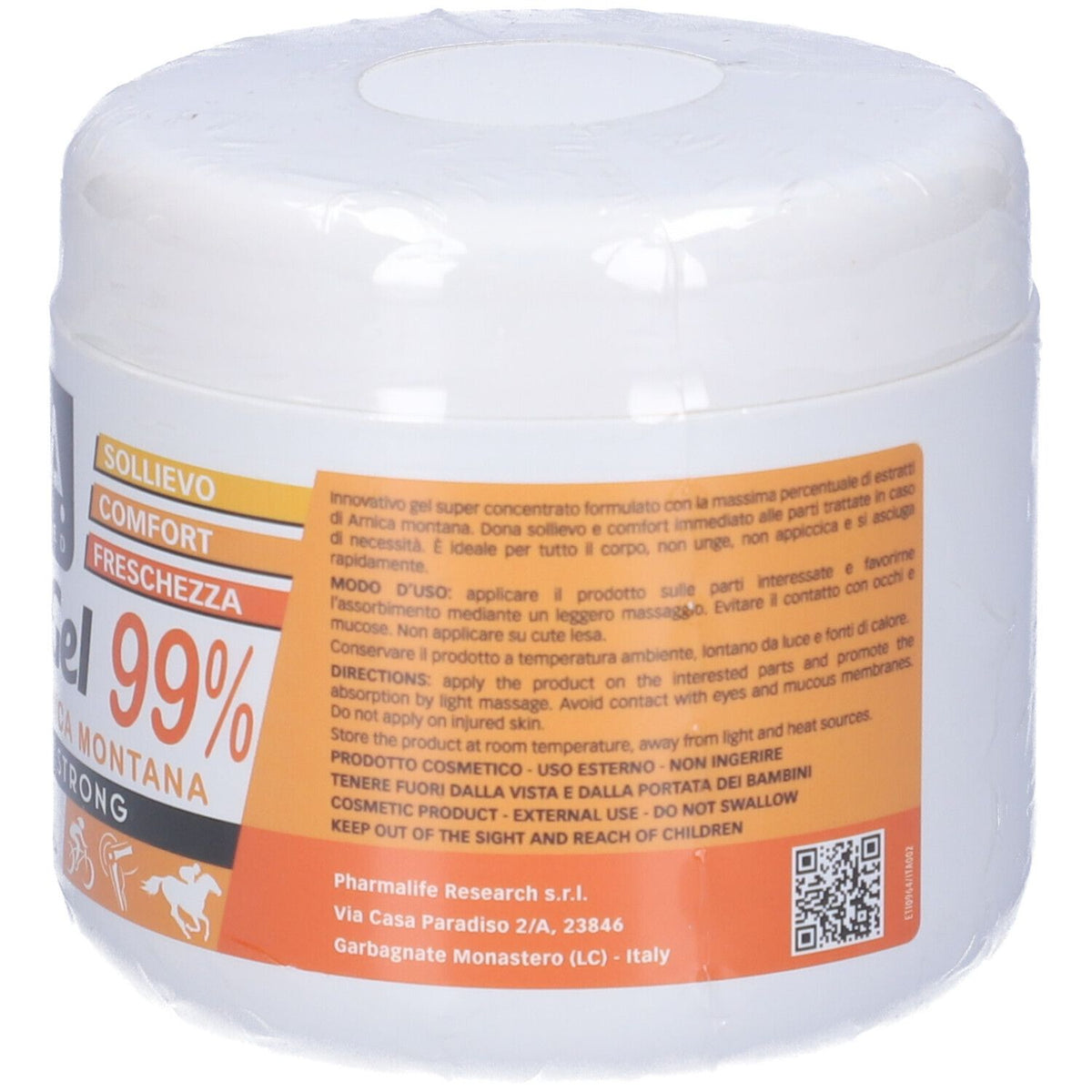 Gel Arnica Na Ba 99 500 Ml Pharmalife Research