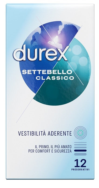 reckitt benckiser profilattico durex settebello classico 12 pezzi durex ean 8055719119729